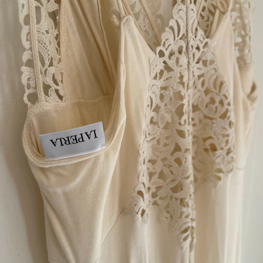 La Perla Petit Macramé Full-Length Slip • Frastaglio Lace • Size M - Picture 6 of 15
